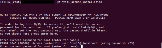 Localhost using password no. Ошибка 1045 MYSQL. Error 1045 28000 access. Localhost синоним. MYSQL_secure_installation.